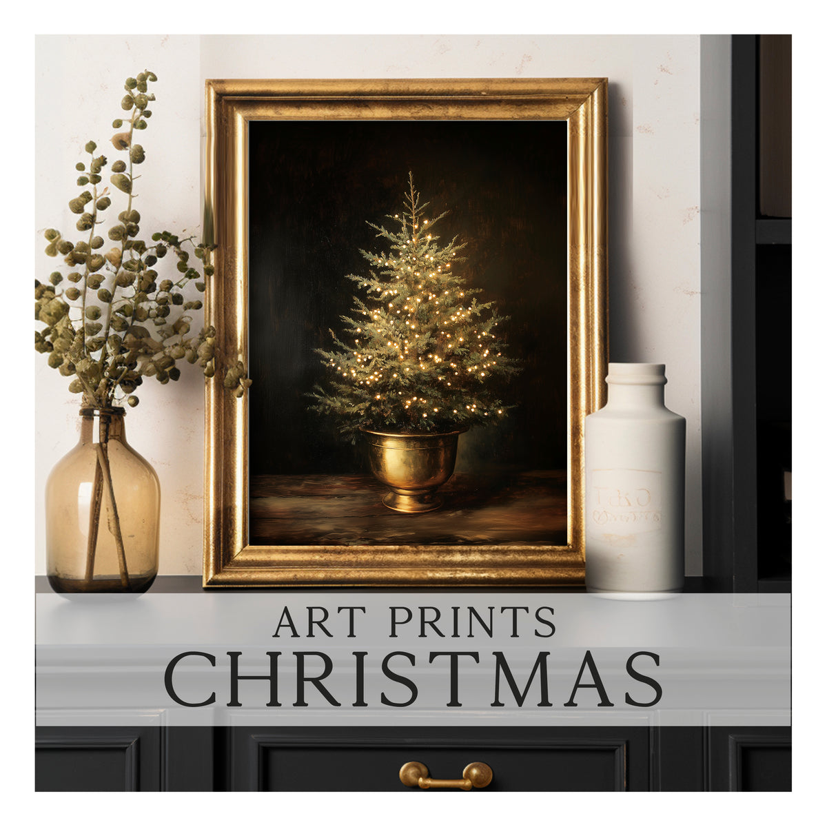 O Holy Night Lyrics Christmas Art Print – Paper House Print Shop