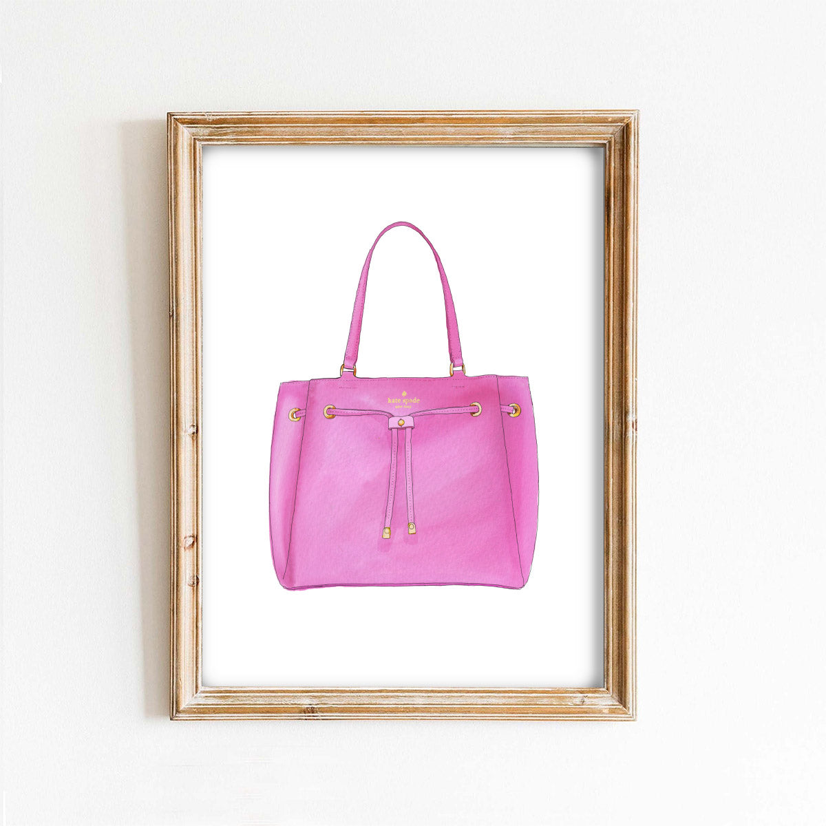 Pink Kate Spade Art Print Paper House Print Shop