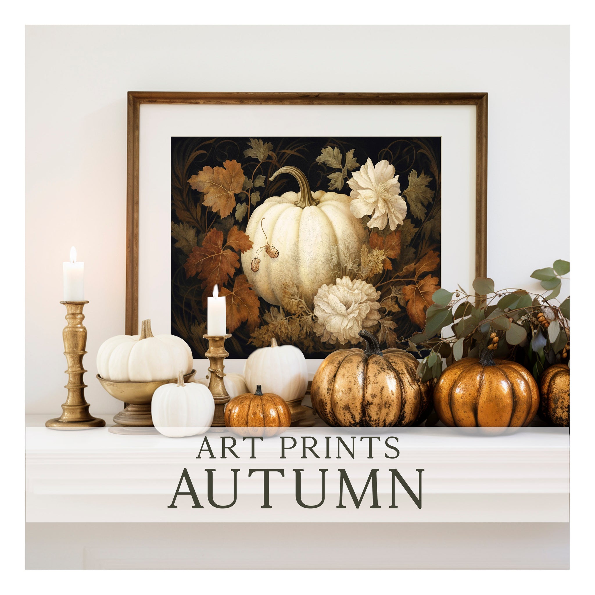 Flying Pheasant Thanksgiving Autumn Art Print – Paper House Print Shop
