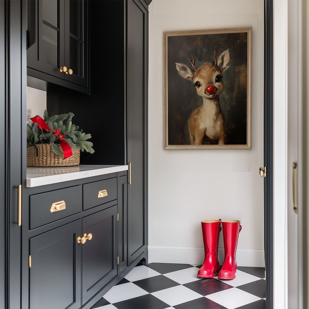 Rudolph Portrait Art Print Paper House Print Shop Rudolph portrait art print paper house print shop