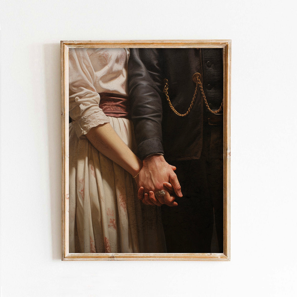 Entangled Hands Valentine Art Print – Paper House Print Shop