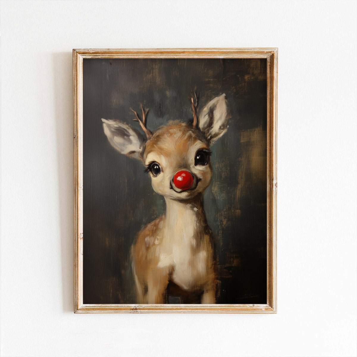 Rudolph Portrait Art Print – Paper House Print Shop