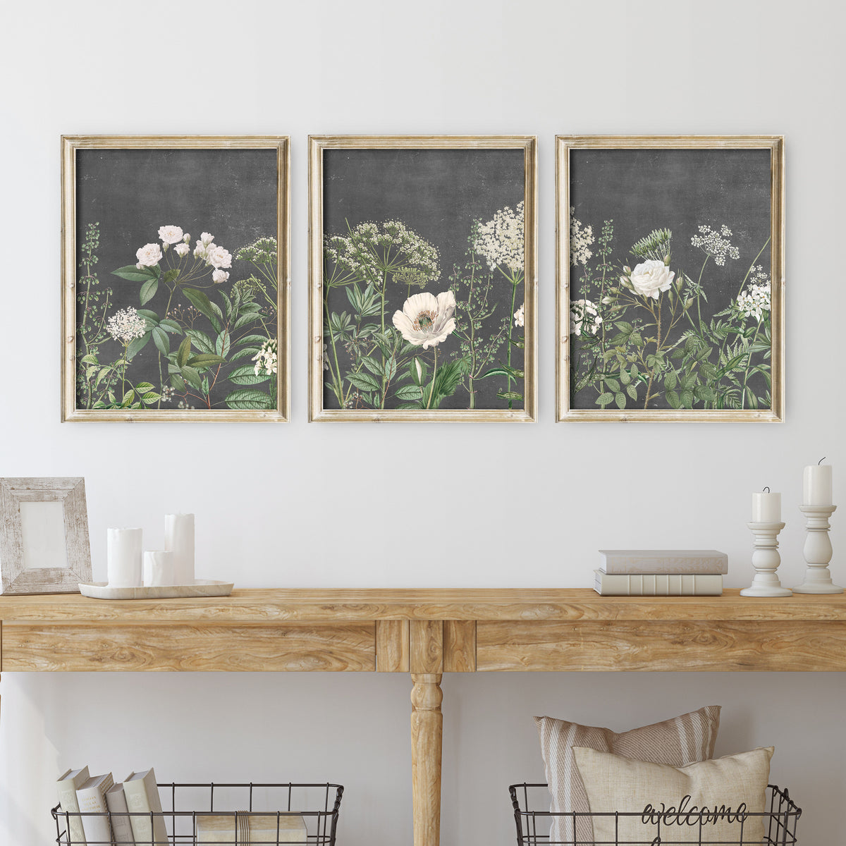 Vintage Garden Set of Three Art Prints – Paper House Print Shop